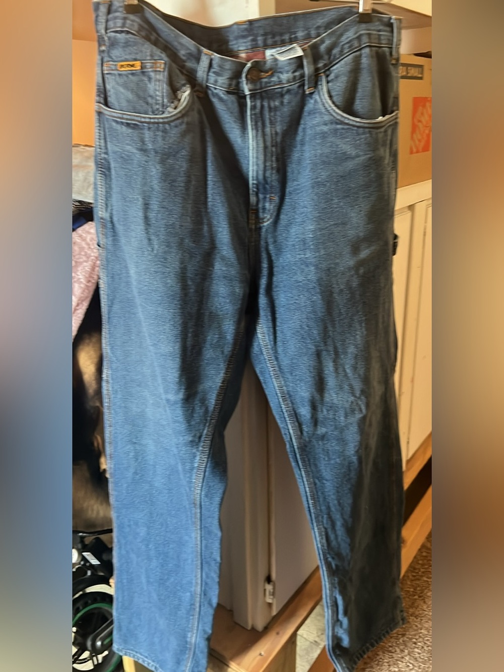 Classic Men's Blue Denim Jeans
